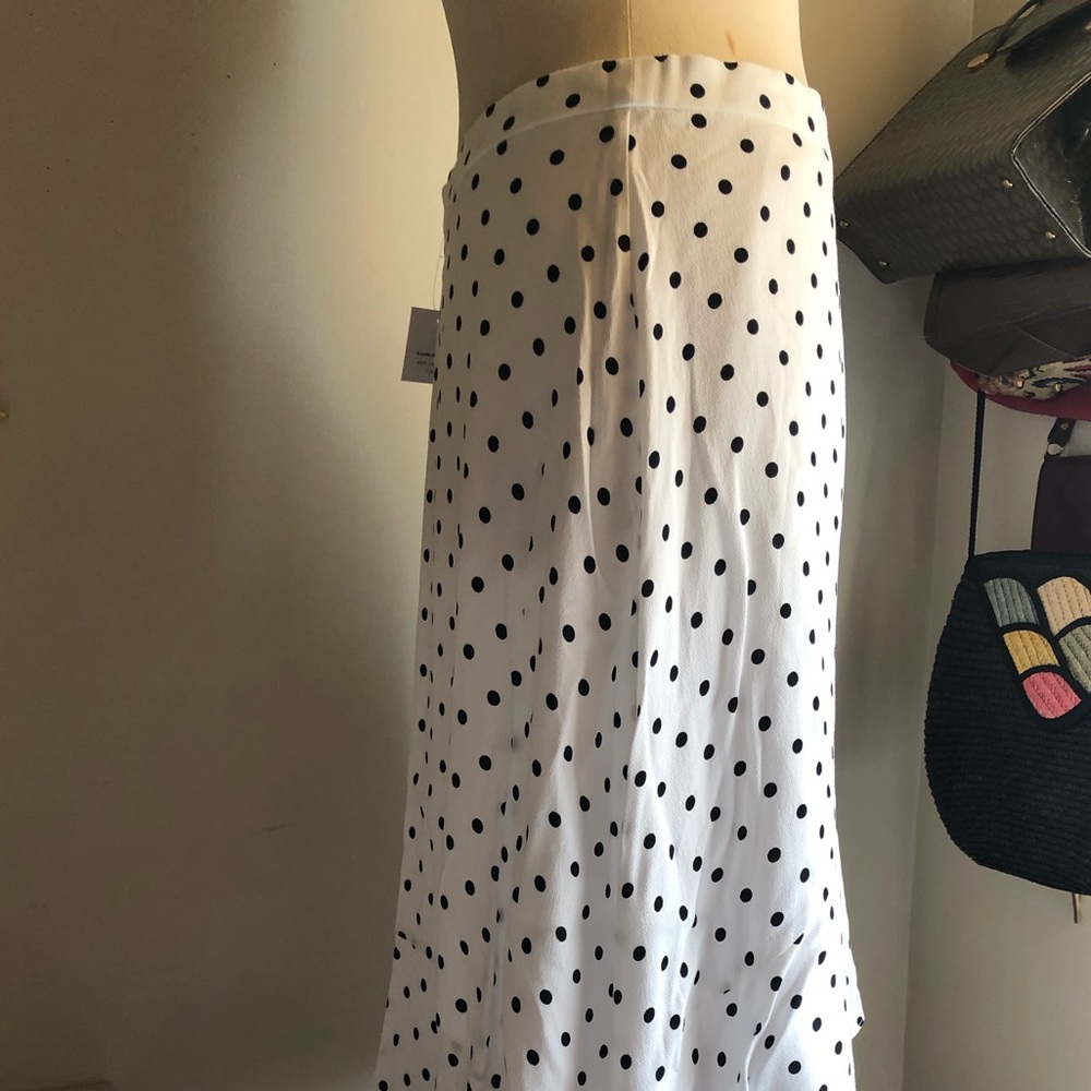 💕Pretty Club Monaco Polka Dot Ruffle Skirt Sz 8💕 - Picture 5 of 7